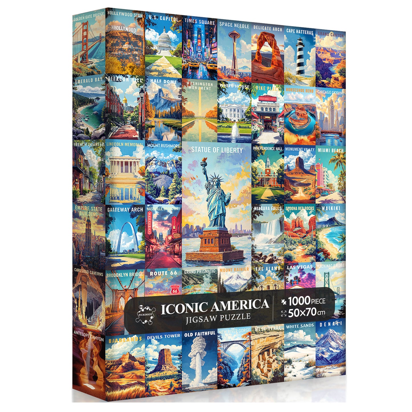 Iconic America Puzzle