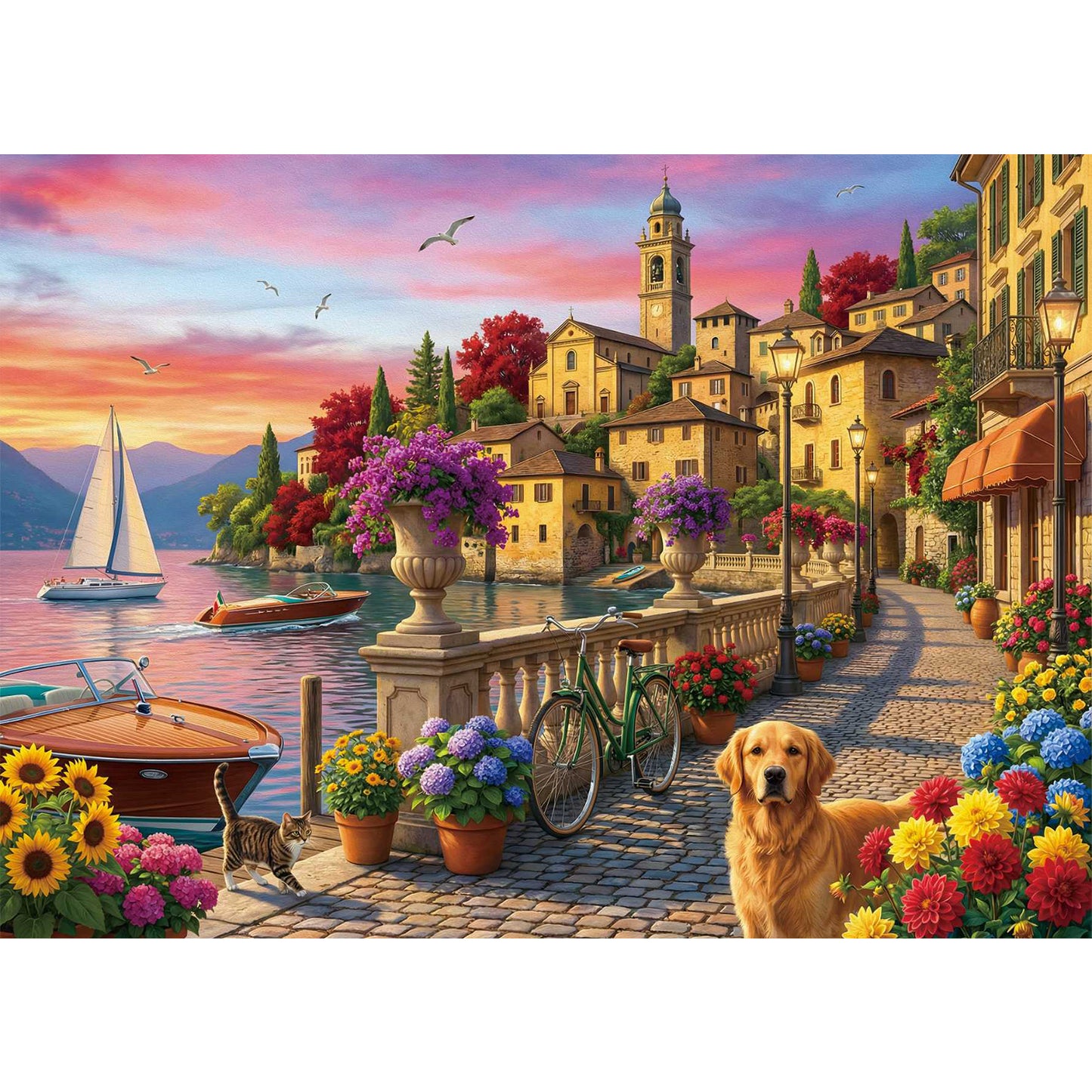 Lakeside Town Puzzle