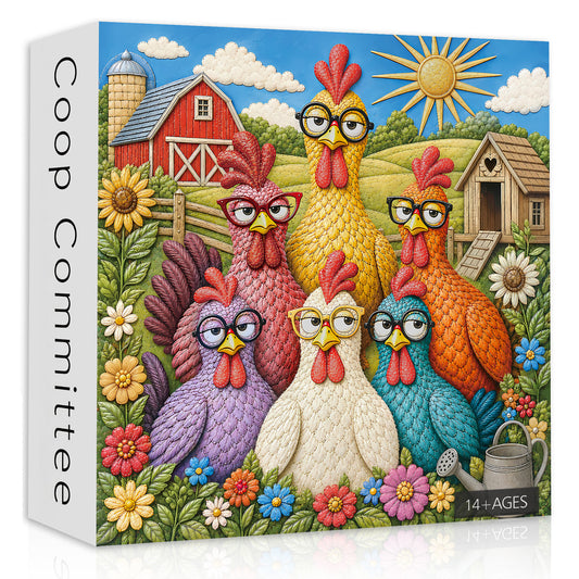 Coop Committee Funny Chicken Puzzle