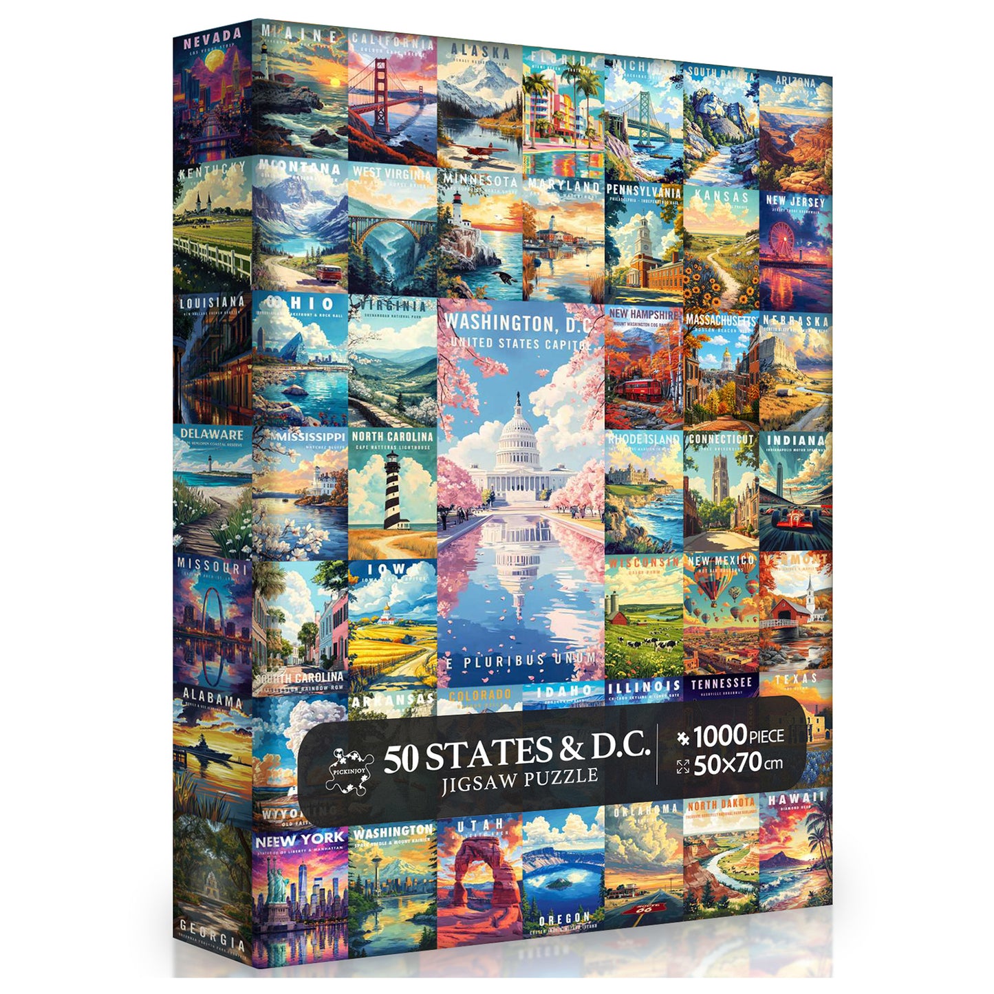 50 States and Washington DC Puzzle